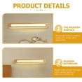thumbnail image 2 of TABLZONE 1 Set Bath Light Light Brown Rustic Vanity Light Fog Proof Bathroom Home Interior Decoration, 2 of 8