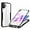 Black, variant on Case for Galaxy A04,Slim Full-Body Rugged Stylish Protective Clear Colorful Back Hybrid 3-in-1 Case with Built-in Screen Protector Phone Case for Samsung Galaxy A04 4G (Pink)