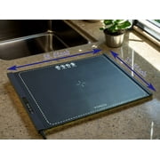 YONZO Food Warming Mat for Countertop Full Surface Hot Plate 260W Portable & Rollable Electric Food Warmers for Parties Buffet with 3 Temperature & Timer Defrosting Tray for Frozen Meat XL