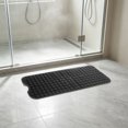 thumbnail image 6 of Zynviq Bathroom Rugs Solid Color 15" X 27.6" Bath Rugs Pvc Rectangular Black Absorbent Washable Small Rug for Bath, 6 of 6