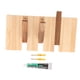 thumbnail image 1 of Perchero para sombreros BLESIY montado en la pared de madera con ganchos para almacenamiento, 1 of 8