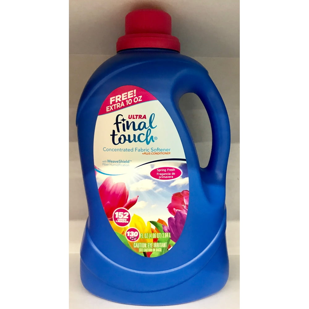 Final Touch Ultra Spring Fresh Fabric Softener, 130 Fl. Oz.