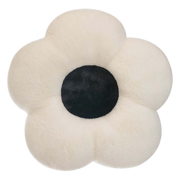 Almohada en forma de flor, cojín en forma de flor, lindo cojín en forma de flor, cojín de asiento de felpa, aspecto llamativo Jadeshay A