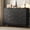 Black, variant on NEGYLIM 9 Drawer Dresser for Bedroom,Black Tall Dresser Wooden Chest of Drawers for TV Stand,Modern Storage Cabinet for Living Room, Entryway