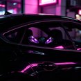 thumbnail image 6 of BYJKING Solar Devil LED Car Ornament, 6.02*1.89 IN Dynamic Dashboard Figure with Lighted Expression for Halloween Auto Decor and Gifts Purple, 6 of 6