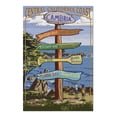 thumbnail image 2 of Cambria, California, Destination Sign (19x27 inches, Premium 500 Piece Jigsaw Puzzle for Adults and Family, Made in USA), 2 of 4