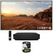 Hisense 100L5G 100" 4K Ultra-Short-Throw LASER TV & 100'' DLT100B 1.0 Gain ALR Screen Bundle with 2 YR CPS Enhanced Protection Pack