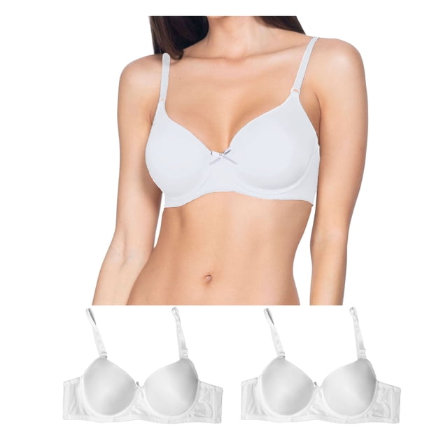 Pack 6 Brasier Con Varilla Copa B Tatys Fashion 6 Piezas en Color Blanco Tatys Fashion 98031