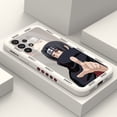 thumbnail image 2 of Funda De Teléfono Cool Ninja Para Samsung Galaxy A54 A34 A24 A14 A04 A04S A04E 4G 5G Con Patrón Lateral De Silicona Líquida, 2 of 4