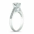 thumbnail image 2 of 2 cts Certified D Colorless Round Moissanite, 18K White Gold Plated, 6 Prong Solitaire Engagement Ring, Wedding Ring , Anniversary Ring for Her, 2 of 3