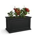 thumbnail image 3 of Mayne Fairfield 36" x 20" x 20" Rectangle Black Self Watering Plastic Planter, 3 of 16