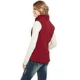 thumbnail image 2 of Cripple Creek Western Vest Womens Zip Reversible Hooded M Wine CR14414, 2 of 2