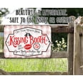 thumbnail image 2 of Metal Sign - Kissing Booth - Durable Metal Sign - Use Indoor/Outdoor - Great for Fairs and Carnivals Under $20 (8" x 12"), 2 of 5