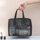 thumbnail image 4 of Bolsa de belleza de malla de gran capacidad, de maquillaje transparentes para vacaciones de fin de semana Ndcxsfigh Para Estrenar, 4 of 9