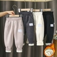 thumbnail image 5 of Splozh Toddler Sweatpants Boys Pants Soft Fashionable Casual Trousers Boy Fleece Trousers Brown,6-7 Years, 5 of 6