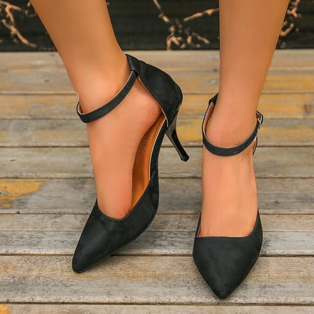 

Women s Ankle Strap Mid Heel Dress Pumps Wedding Shoes Sandals Ankle Strap