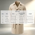 thumbnail image 3 of Hulanddfd Mens Coat Double Breasted Belted Trench Coat, Long Windbreaker with Pockets & Button Cuffs, Elegant Outerwear, 3 of 8