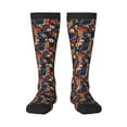 thumbnail image 2 of Picia Women Crew Soft Moisture-wicking Socks Vintage Floral Pattern Design Cotton Socks, One Size fit All, 2 of 9