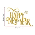 thumbnail image 3 of Troglfold new year cake topper 10pcs Glitter New Year Cake Toppers - Party Decoration,3.94"X2.76"X0.04", 3 of 7