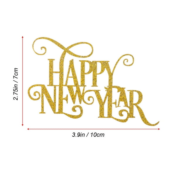 Cake Decoration Gold Trim Baby 10 Pcs Glitter Powder Pearlescent Wedding Christmas Topper Toppers Decorations