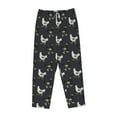 thumbnail image 6 of Fotbe Cartoon Rooster Women's Pajama Pants,Sleepwear Pants,Pj Bottoms Drawstring And Pockets-Small, 6 of 7