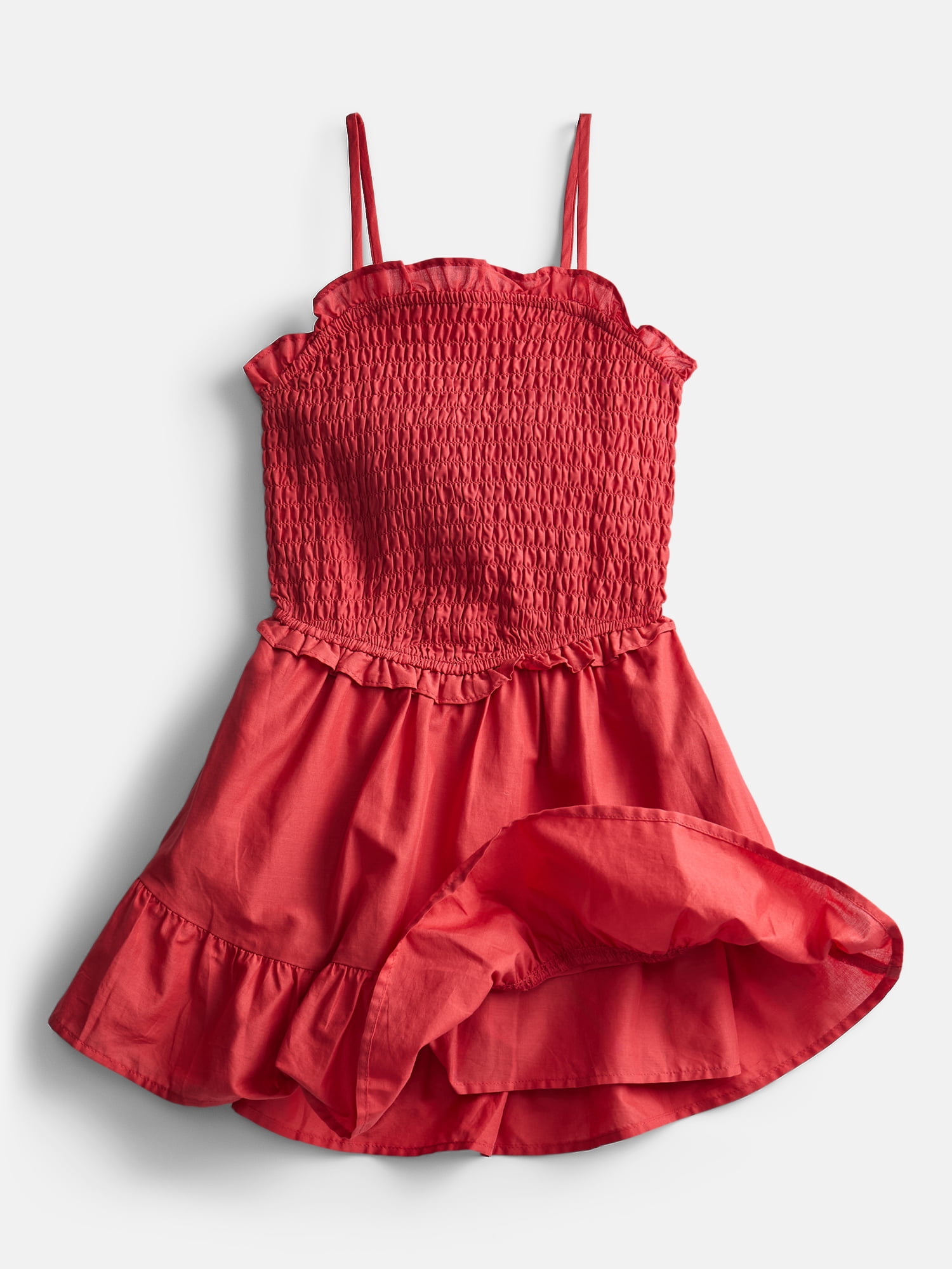 Weekend Academy Girls Smocked Ruffle Cotton Dress, Sizes 4-18
