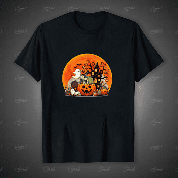Women's Halloween Graphic Unisex T-Shirt, for men & women, up to size 5XL