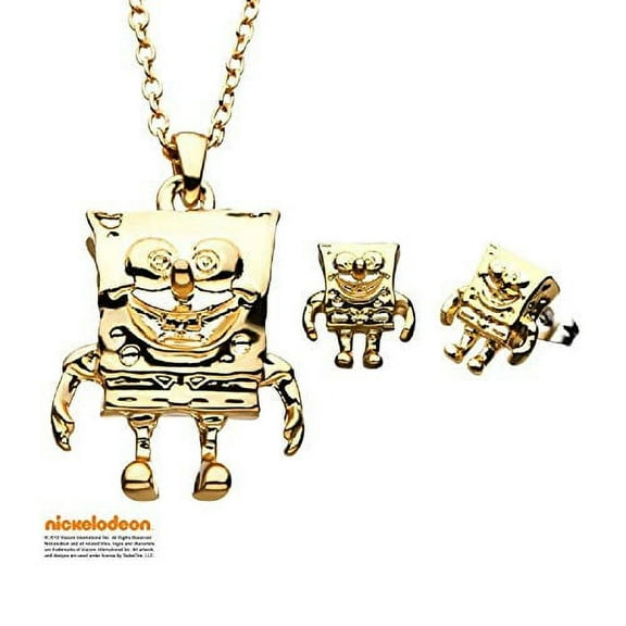 Nickelodeon - Stainless Steel Pendant & Earring Set