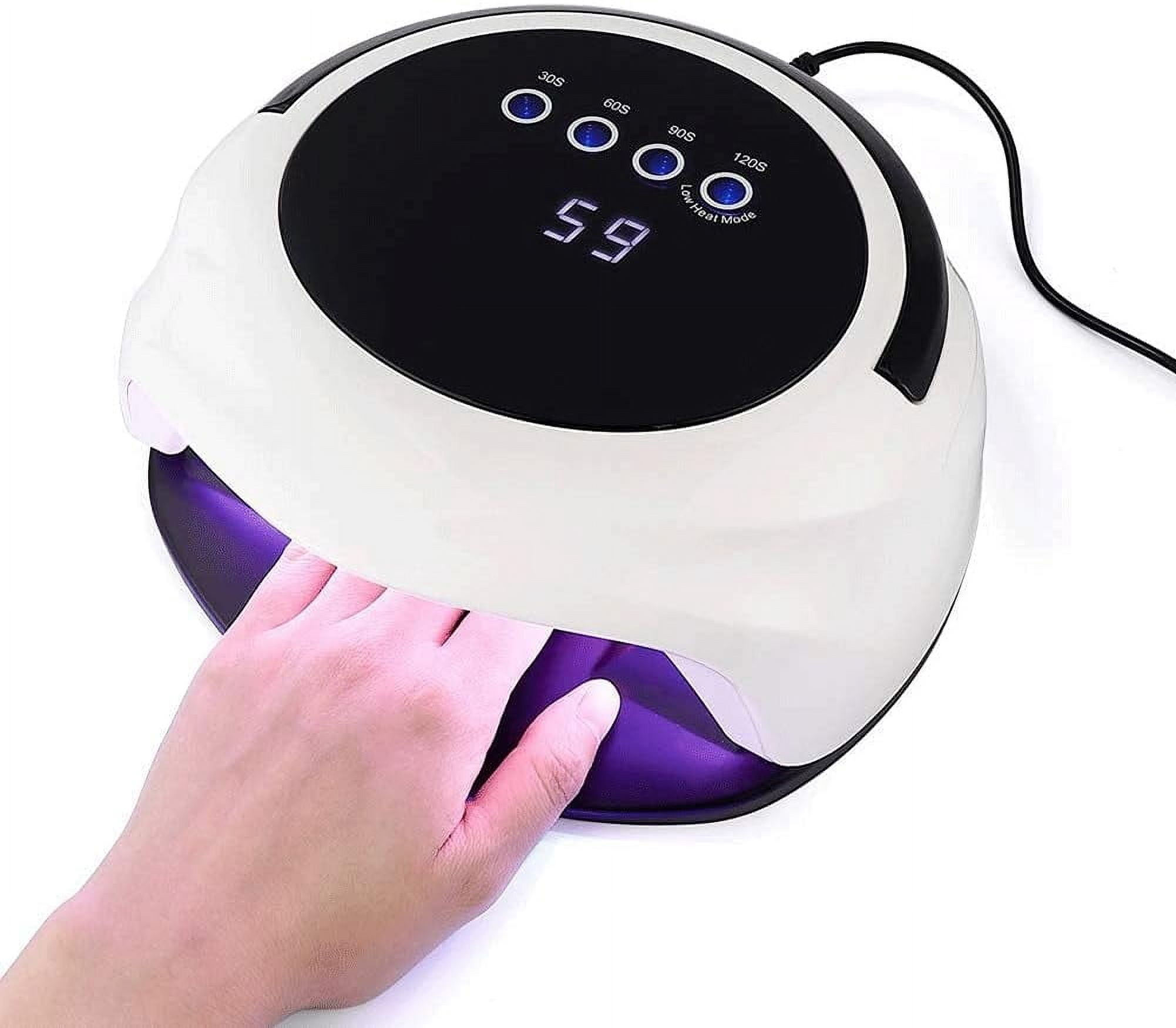 Nail Lamp,UV LED Nail Lamp, 98 W Nail Dryer for Gel Polish, Quick Dry Gel Nail Light with Timers, Automatic Sensor