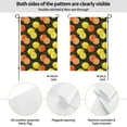 thumbnail image 2 of Easygdp Orange Lemon Garden Flag Yard Flag Welcome Flag, Double-Sided, Weather Resistant for Outdoor Decor - 12.5"x18", 2 of 9