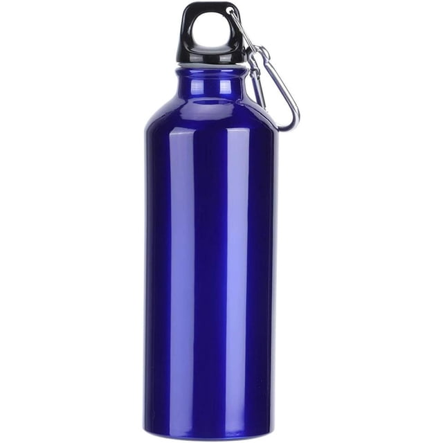 Botella de Agua Deportiva de 500 Ml / 750 Ml, Taza de Botella de Agua de Gran Capacidad de Aluminio para Gimnasio, Ciclismo, Senderismo, Escalada, Viaje, Azul(750ml)