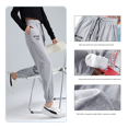 thumbnail image 4 of Pantalones casuales holgados y ajustados para mujer, pantalones negros de cintura alta para temporada de primavera, pantalones de nueve puntos a la moda, 4 of 4