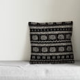 thumbnail image 2 of Creative Products Black Mudcloth Pattern 18x18 Indoor / Outdoor Pillow, 2 of 2