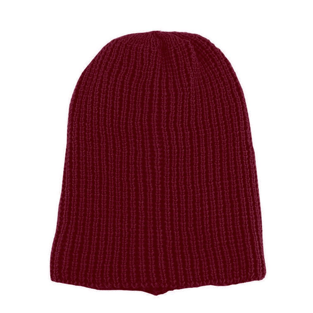 Oversized Men Knit Beanie Hat Baggy 