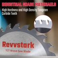 thumbnail image 3 of Hoja de sierra Revvstark 16,5 cm 24T y 60T con dientes de carburo, eje de 5/8", 3 of 8