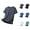 Grey, variant on Mens Workout Shirts Summer Quick Drying Lightweight Breathable Loose Cooling T-Shirt Athletic Running Shirts for Men