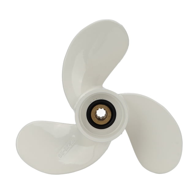 Outboard Propeller,7 1/4in Marine Propeller Spline Tooth Propeller Blades Boat Propeller High-Precision Functionality