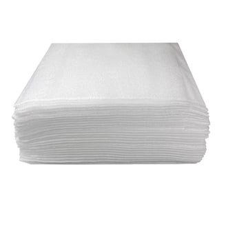Lot De 50 Sachets Rembourrage Mousse 6.3x6.3 Cm - Avec 36 étiquettes, Neuf