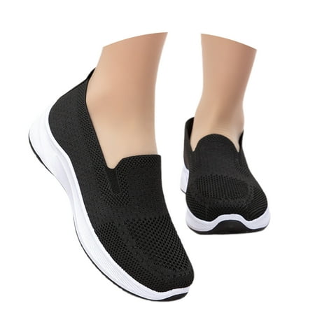 Casual Platform Sneakers for Women Fashion Athletic Gym Shoes Women s Breathable Casual Shoes Comfortable Flat On Walking Shoes For Everyday Wear Lightweight Mesh Fabric Loafers Casual Platform Sneakers for Women Fashion Athletic Gym Shoes Women s Breathable Casual Shoes Comfortable Flat On Walking Shoes For Everyday Wear Lightweight Mesh Fabric Loafers