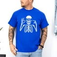 thumbnail image 3 of 67 Skeleton Funny Six Seven Gen Alpha Halloween Meme T-Shirt, Multicolors, Size S-5XL, 3 of 5