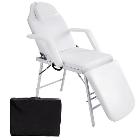 Costway 73'' Portable Tattoo Parlor Spa Salon Facial Bed Beauty Massage Table