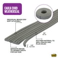 thumbnail image 3 of M-D Building Products 71522 30 ft. Gray Replaceable Caulk Cord Weatherseal for Small Gaps & Cracks, 3 of 13