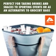 thumbnail image 5 of Ozark Trail 17.44 qt 50-Can Soft-Sided Cooler Tote, Gray, 5 of 13