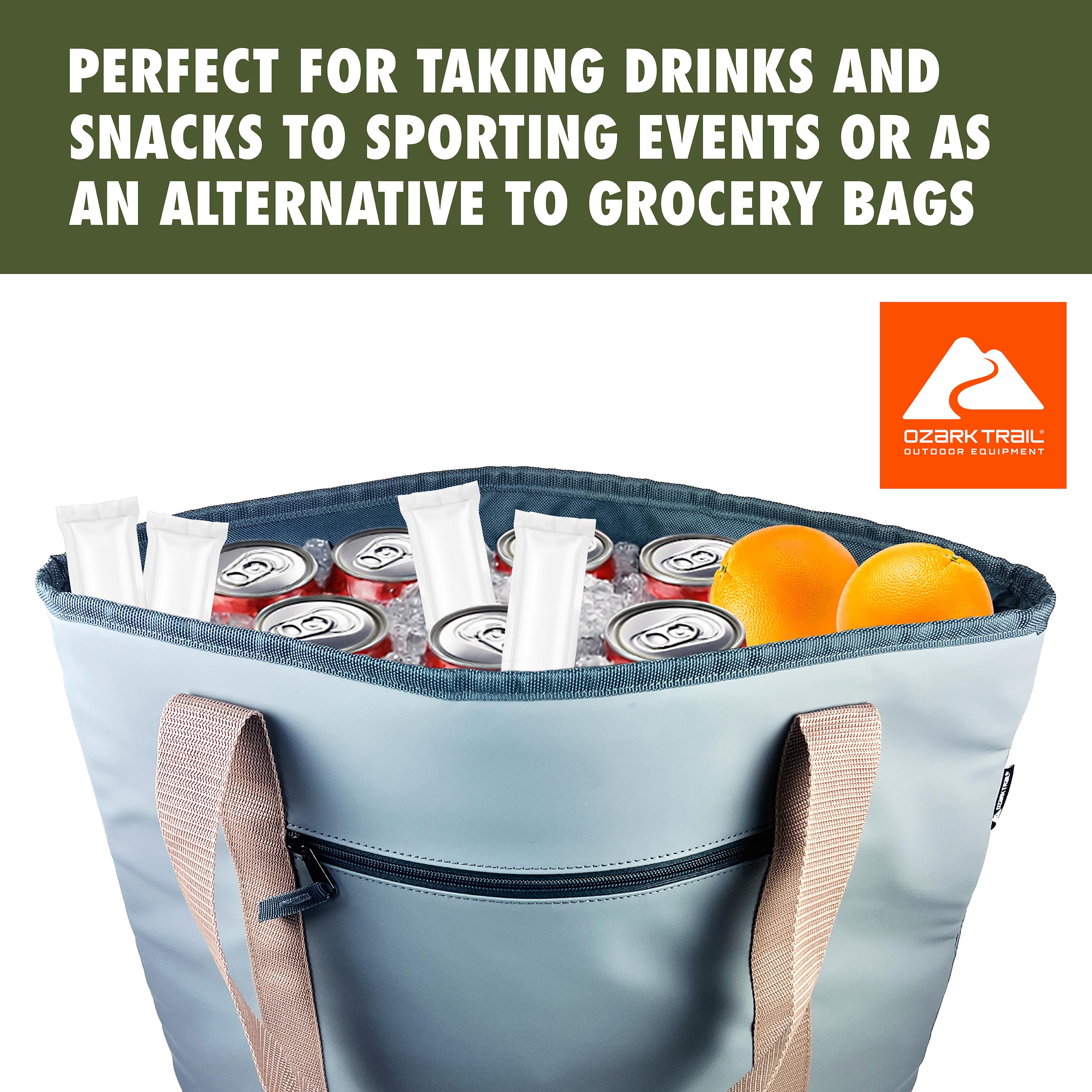 Bolsa térmica de 17.44 cuartos para 50 latas, color gris 5