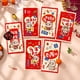 thumbnail image 2 of Juego de 6 Sobres Rojos Del Festival de Primavera | Diseño Del Año Del Caballo | Papel Artístico Grueso | Resistente Al Desgarro | Tinta Segura y No Tóxica | Ideal para Regalos Del Año Nuevo Lunar, p, 2 of 6