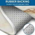 thumbnail image 4 of White Gold Marble Pattern Bathroom Rugs Sets 3 Piece,Toilet Cover Set,Absorbent Non Slip Bathroom Mats Sets with U-Shaped Contour Rug Toilet Rug Set, 4 of 5