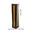 thumbnail image 2 of Worgeous Reflective Rubber Wall Corner Guard Edge Garage Wall Protector Garage Pole Protector Rubber Corner Guards Rubber Edge Guard, 2 of 8