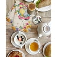 thumbnail image 4 of Easter Eggs Kitchen Dish Towels for Drying Dishes Set of 2, Cute Gnomes Flowers Butterflies Botanical Beige Waffle Weave Microfiber Hand Tea Bathroom Towels Quick Dry & Absorbent Towel 15.7x23.6, 4 of 7