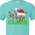 thumbnail image 4 of Inktastic Papa Claus with Christmas Santa Hat and Snowflakes T-Shirt, 4 of 5
