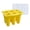 Yellow, variant on 6-Cavity Ice Cream Mold With Lid Freezer Tray Homemade Popsicle Maker Ice Lolly Dessert Mold